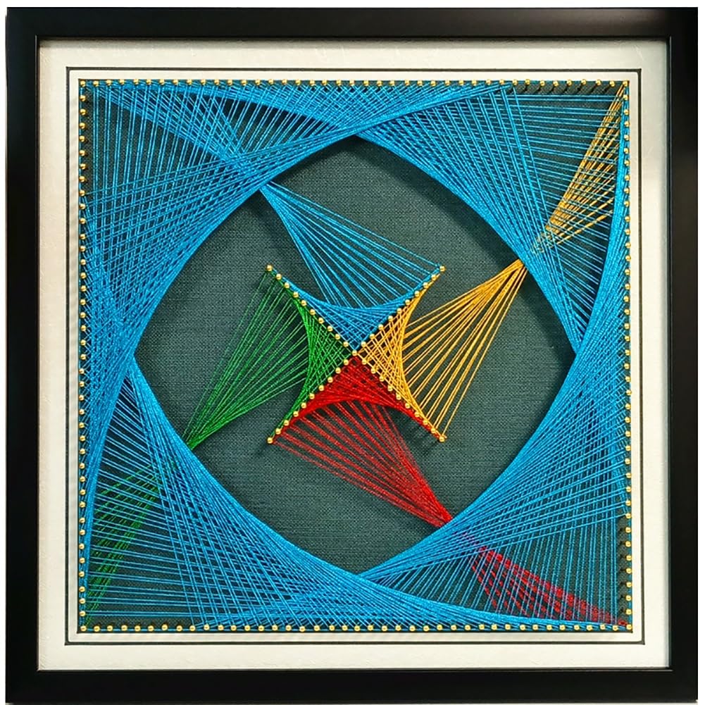 【新品】ストリングアート 製作キット 気球 string art Amazon.com: 3D DIY String Art Kit DIY 3D String Art Crafts